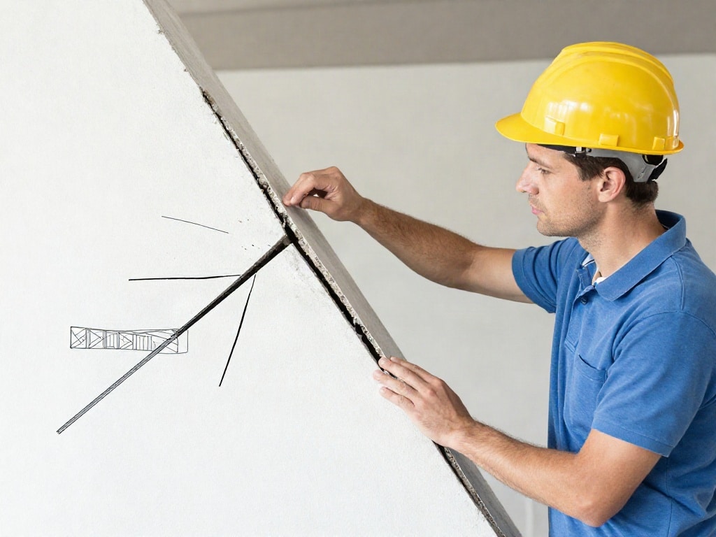 Risse in der Wand