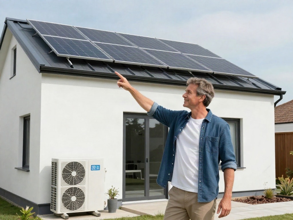 Wärmepumpe mit Photovoltaik